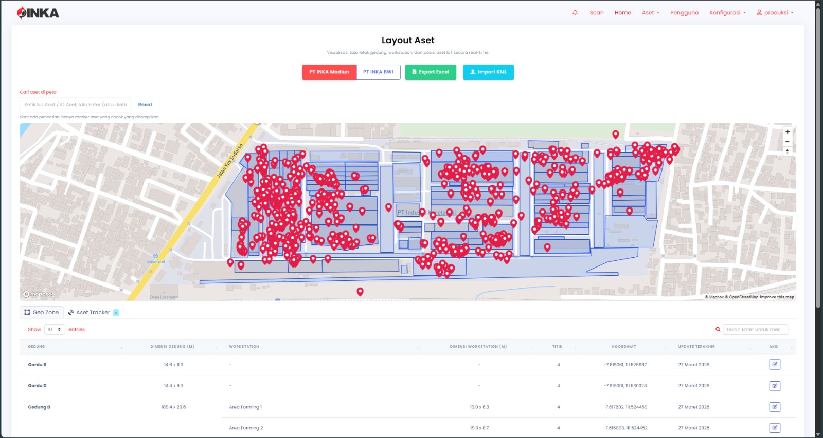 Assets Tracker UI